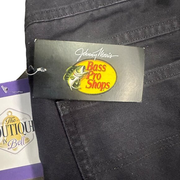 NWT Bass Pro Shops Youth S Black Insulated Workwear Overalls Durable Pockets - Picture 4 of 16